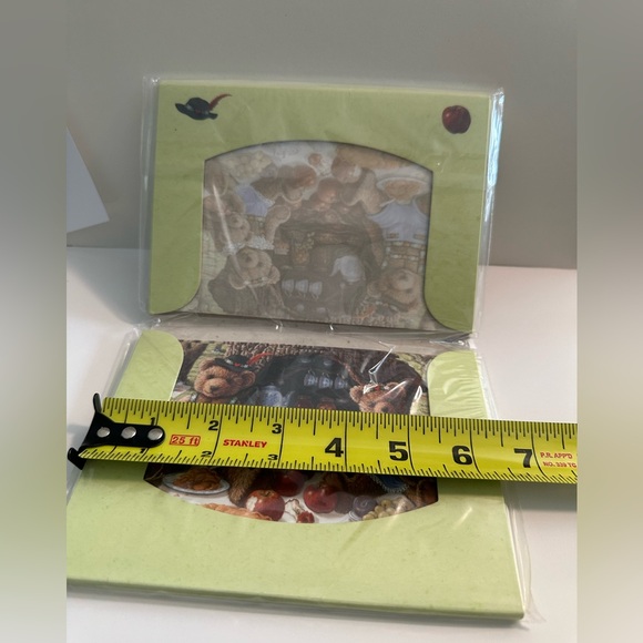 "Family Picnic at Apple Hill"by Janet Kruskamp Teddy Bears Art Print 10 Cards - Picture 5 of 8